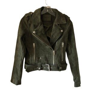 BlankNYC French Olive Green Moto Jacket #3000-EP